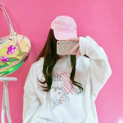 少女心粉色韩系头像 好看粉色高清韩系女生头像