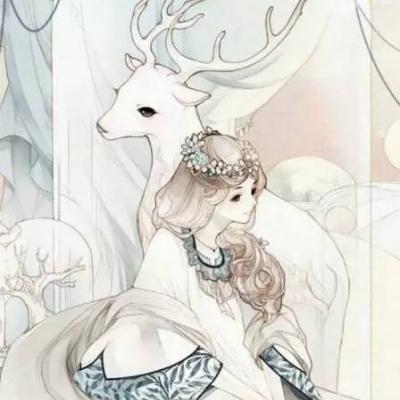 高清好看的文静素雅动漫女生头像图片