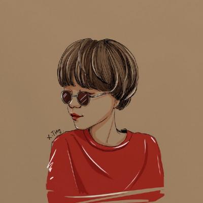 微信头像女生简单大方手绘 高清好看的手绘微信女生头像图片