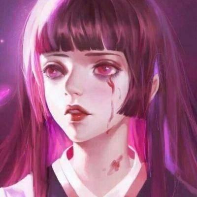 血腥动漫头像女 高清女主病娇黑化动漫头_女生头像_美