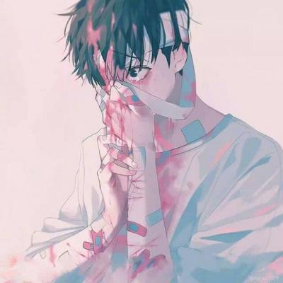 qq头像男生动漫带血 高清带血另类动漫男头