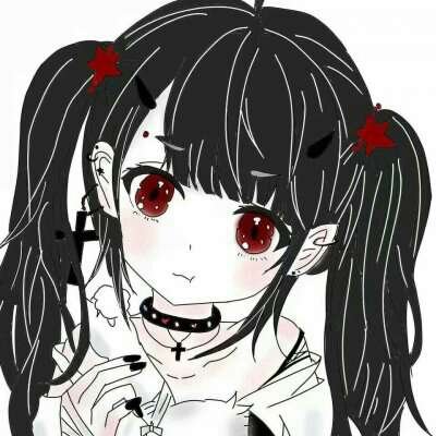 黑暗病娇系动漫头像女 高清黑暗系病娇系动漫女生头像