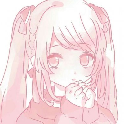 动漫女生萌系粉色头像 高清可爱的粉色系动漫女生头像