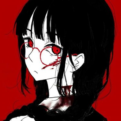 病娇头像女二次元 高清有点坏坏的病娇动漫女头
