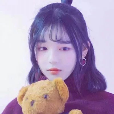 紫色霸气系女头 高清霸气的紫色系原宿少女头像图片