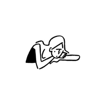 微信头像女生简笔画 高清好看的简笔画女生微信头像图片
